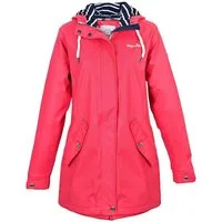 Regenliebe Regenjacke Friesennerz taillierter Regenmantel mit verstellbaren Kapuze