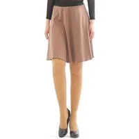 SYS Midirock Swing Rock Midi Falten-Rock Gummibund hohe Taille maxi Midirock