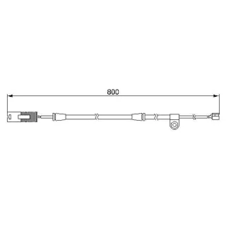 Bosch Warnkontakt f?r Bremsbel?ge BMW X5 E53 1987474945