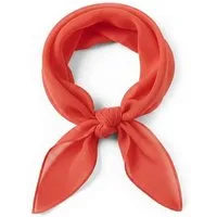 Zaewry Seidentuch Damen Nickituch Chiffon in einfarbig Uni - Leichtes zartes Halstuch, 65 x 65 cm