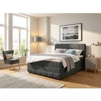 OTTO home Boxbett Likely inkl. Bettkasten, in 140er & 180er Breite, in Boxspring-Optik, inkl. Topper & Aufbauvideo, erhältlich in verschiedenen Farben