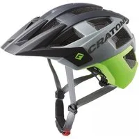 Cratoni Fahrradhelm Cratoni AllSet MTB-Helm schwarz/lime matt, Größe S/M (54-58 cm), 14 Be