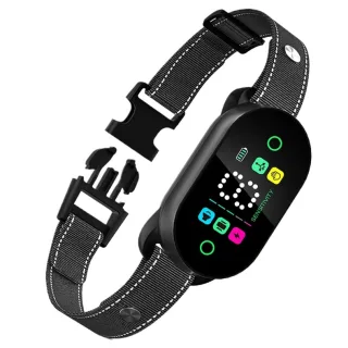 PB20 Smart Dog Training Collar Anti Barking Intelligent Automatic Adjustable Sensitivity Beep Shock Vibrator IP67 Waterp