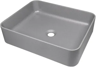 Neuesbad Serie 400 Aufsatzwaschtisch Oberfläche: grau metallic NB1DECQT_SU5S1