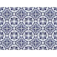 OTTO home Fliesenaufkleber blaue Ornamente (Set, 12 St), Stickerfliesen, selbstklebend, Sticker, 12er Set