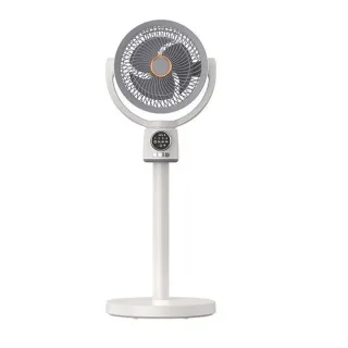 [EU Direct]NovuLife 4000mAh USB Rechargeable Circulation Fan 5 Speeds Timer Quiet Operation Remote Control Digital Displ
