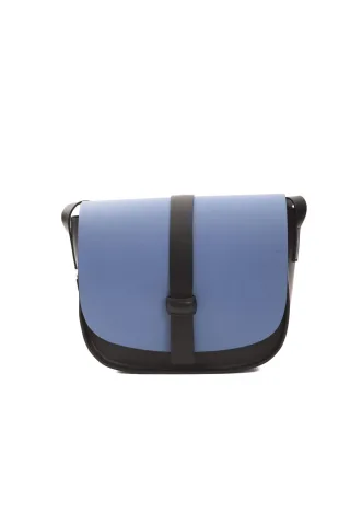 Pompei Donatella Damen Blau Leder Crossbody Tasche