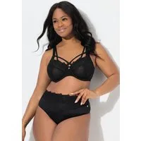 Ulla Popken Slip TruYou Stringpanty Spitze Mikrofaser