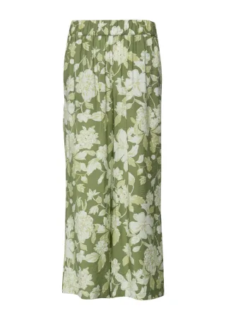s.Oliver Red Label - Culotte in Loose Fit mit elastischem Bund grün - Gr. - 40