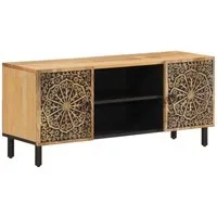 vidaXL TV-Schrank TV-Schrank 105x33x46 cm Massivholz