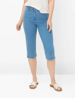 Raphaela by Brax Damen Jeans Style CAREN CAPRI, denim hellblau, Gr. 52K