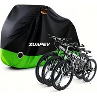 LuxusKollektion Fahrradschutzhülle Fahrradabdeckung 2-3 Fahrräder 210D Wasserdicht 208x112x110 cm