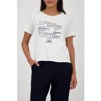 Monari T-Shirt Rundhalsausschnitt, Regular Fit, Strasssteine