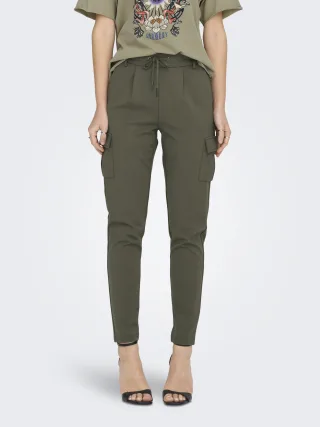 ONLY - ONLPOPTRASH LIFE EASY CARGO POC PNT bungee cord - Gr. - XL/32