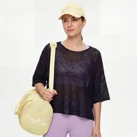OriginalYou Kurzarmshirt Strick Shirt Damen Kurzarm Sweatshirt