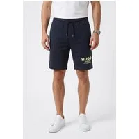 HUGO Sweatshorts Nomario mit großem Druck