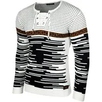 Baxboy Strickpullover BAXBOY Herren stylischer Rundhals Strick-Pullover B-52156