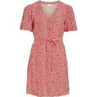 Vila Partykleid VIGRACE V-NECK S/S SHORT DRESS - NO