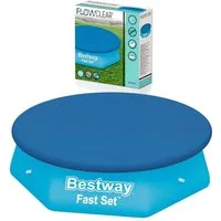 BESTWAY Pool-Abdeckplane BESTWAY Schutz Abdeckung für Swimmingpool mit Durchmesser Ø 244cm, Artikelnummer des Herstellers Bestway: 58032