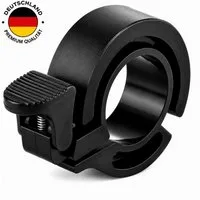 Forrlite Fahrradklingel Mountainbike Mini, Klingel Fahrrad versteckt & laut, (robuste Fahrrad Klingel aus Aluminiumlegierung, wasserdicht für Kinder- und Erwachsenenfahrräder) MTB, E-Bike, Citybike und Roller