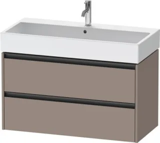 Duravit Ketho.2 Waschtischunterbau wandhängend Basalt Matt 984x460x549 mm - K25278043430000 K25278043430000