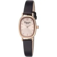 Eichmüller Quarzuhr Klassische Damenuhr RE1088 Rosé schwarz 20x26 mm