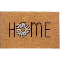 HANSE Home Fußmatte Home, Türmatte, rechteckig, Höhe: 15 mm, Kokos, Schmutzfangmatte, Outdoor, Rutschfest, Innen, Kokosmatte, Flur