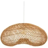 Atmosphera Créateur d'intérieur Pendelleuchte Pendelleuchte aus Rattan, Ø 68 cm, Leuchte mit Dekofunktion, ohne Leuchtmittel