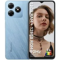 blackview Wave8(4+128) AI Smartphone (6,6 Zoll, 128 GB Speicherplatz, 13 MP Kamera, Dual SIM 4G, Android 14, AI-Dialog)