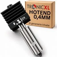 TronicXL 3D-Drucker P2S H2S H2D Hotend 0,4mm Düse passend für Bambu Lab 3D Drucker Nozzle, Ersatzteil H2C gehärteter Stahl ASA PETG PLA