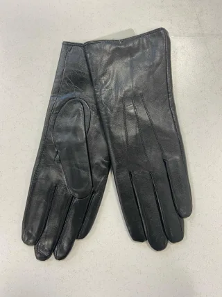 CLARINA - Lederhandschuhe schwarz - Gr. - 7.5