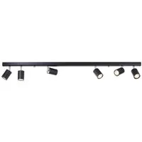Brilliant Deckenstrahler Different, ohne Leuchtmittel, Spotbalken, 119 cm, 6x GU10, schwenkbar, Metall, schwarz