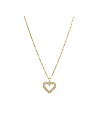 Lyomi Anhänger mit Kette 585/- Gelbgold 22 synth. Diam. 0,15ct.