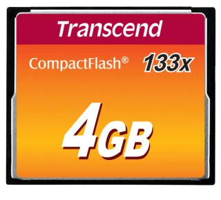 Transcend Flash-Speicherkarte | ts4gcf133 | 4 GB - 133x