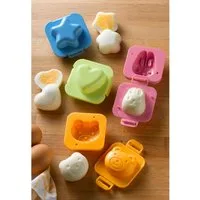 WENKO Kaltspeisenform Eierformer 4 teilig Herz Stern Bär Hase Buffet Kindergeburtstag Eier