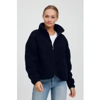 OXMO Plüschjacke OXTonje Kuschelige Teddyjacke mit Stehkragen