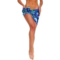 King Kameha Sarong Flamingo Flowers Funky Hawaii-Sarong Pareo Cover-Up Strand Bikini, Pareo Cover-Up