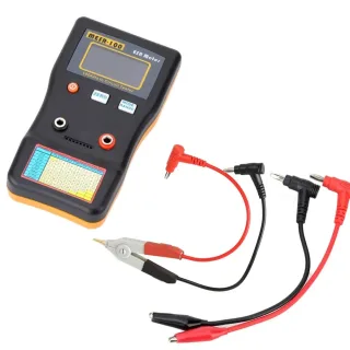 MESR-100 ESR Multimeter Capacitance Ohm Meter 100kHz 0.001 to 100.0Ω Auto-Ranging In-Circuit Testing High Precision Batt