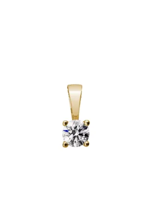 Lyomi Anhänger 585/- Gelbgold 1 synth. Diam. 0,25 ct.