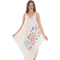 herémood Strandkleid Strandkleid Damen Sommerbreeze Komfort und Raffinesse Unisize Leicht