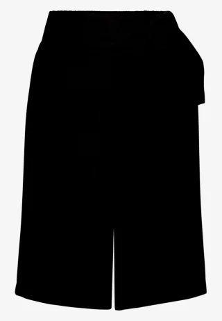 zero - Bermuda-Shorts mit Gürtel black beauty - Gr. - 38