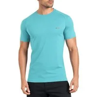 Smilodox T-Shirt Thilo, Schlichtes Shirt, Metallabel, Hochwertigs Kurzarmshirt, zeitlos Allrounder mit modernem Detail Vielseitig kombinierbar Alltag Freizeit