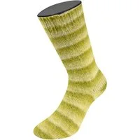 LANA GROSSA Cosy Socks Soft Stripes Häkelwolle, 400 m