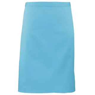 Premier Ladies/Womens Mid-Length Apron (2er-Pack) (Türkis)