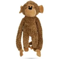 Beeztees Tierkuscheltier Hundespielzeug Plüsch Affe Vik braun