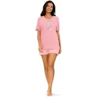 comtessa Shorty Summer Whisper (Set, 2 tlg., 2-teilig) Damen Pyjama 2-teilig kurze Hose Baumwolle große Größen