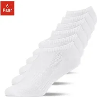 SNOCKS Sneakersocken kurze Socken für Herren & Damen (6-Paar) aus Bio-Baumwolle, für jeden Schuh und Anlass