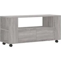 vidaXL TV-Schrank TV-Schrank Grau Sonoma 102x34,5x43 cm Holzwerkstoff (1-St)