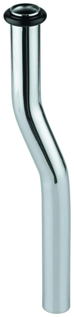 GROHE Urinal-Spülrohr 37037 Durchm.18mm 200mm aus Messing Kröpfung 20mm chrom 37037000