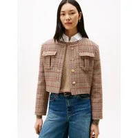 Tommy Hilfiger Kurzblazer TWEED LADY JACKET mit Wolle